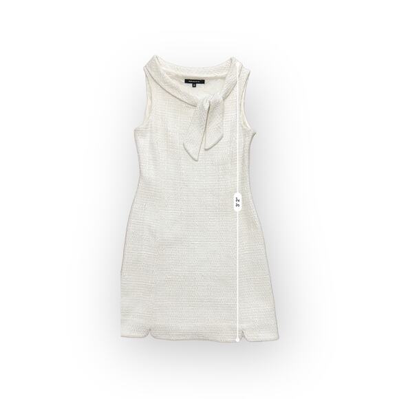 Drew Phillips Fash•ion•iś•ta White Tweed Mini Dress Size 10 - Picture 5 of 8